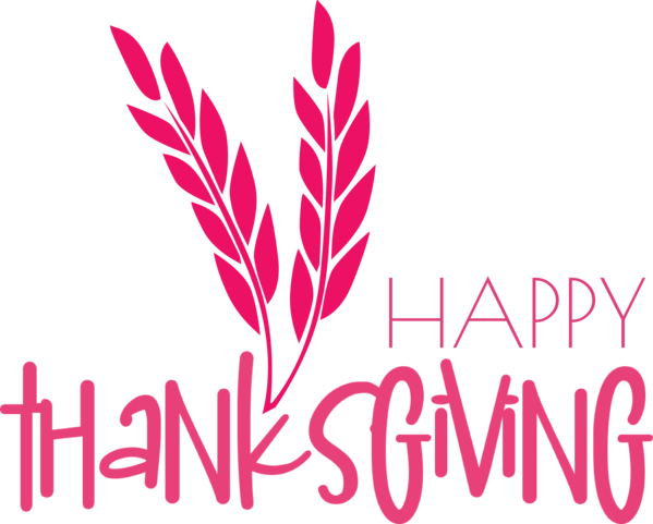 Transparent Thanksgiving Flower Logo Font for Happy Thanksgiving for Thanksgiving
