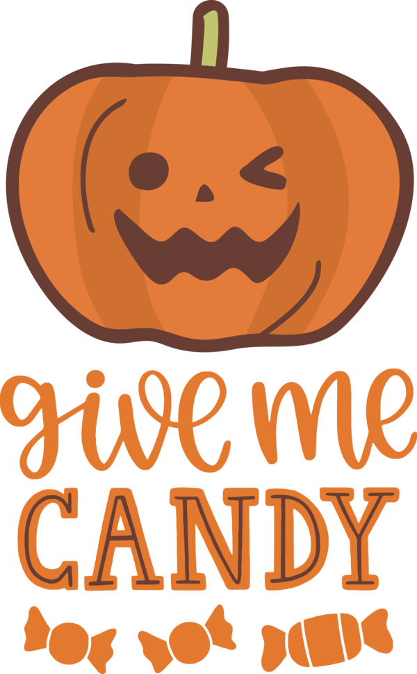 Transparent Halloween Pumpkin Cartoon Commodity for Trick Or Treat for Halloween