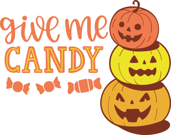 Transparent Halloween Jack-o'-lantern Pumpkin for Trick Or Treat for Halloween