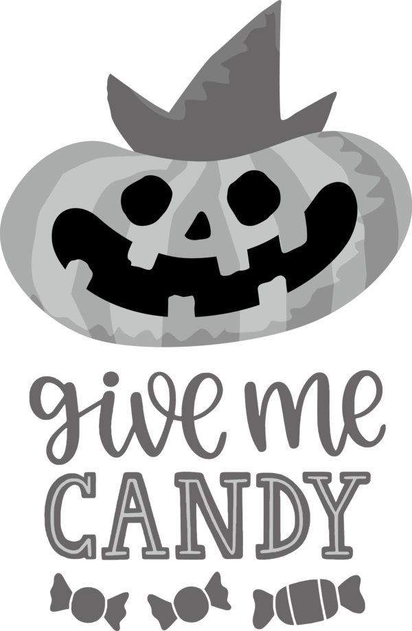 Transparent Halloween Design  Logo for Trick Or Treat for Halloween