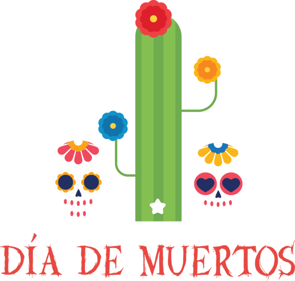 Transparent Day of Dead Floral design Flower Petal for Día de Muertos for Day Of Dead
