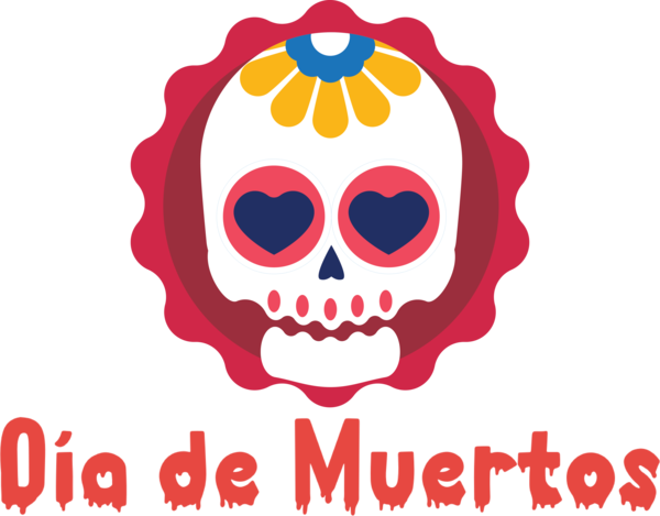Transparent Day of Dead Art museum Logo Design for Día de Muertos for Day Of Dead