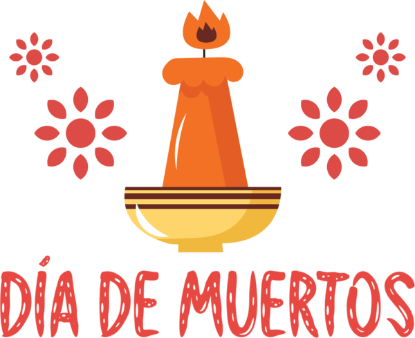 Transparent Day of Dead Logo Design Meter for Día de Muertos for Day Of Dead