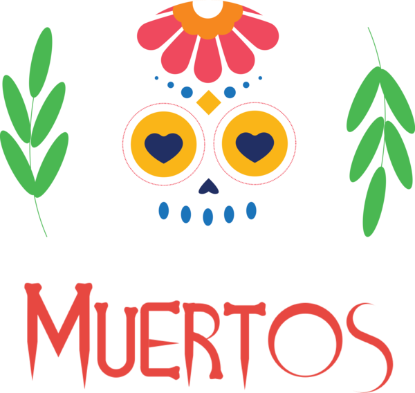 Transparent Day of Dead Logo Meter Design for Día de Muertos for Day Of Dead