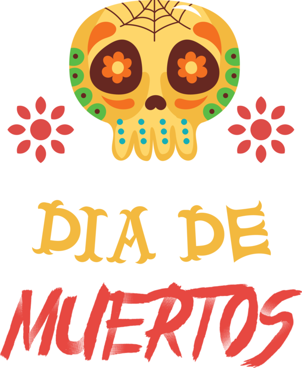 Transparent Day of Dead Line Meter Pattern for Día de Muertos for Day Of Dead