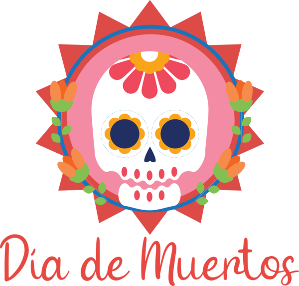 Transparent Day of Dead Design Industrial design Logo for Día de Muertos for Day Of Dead
