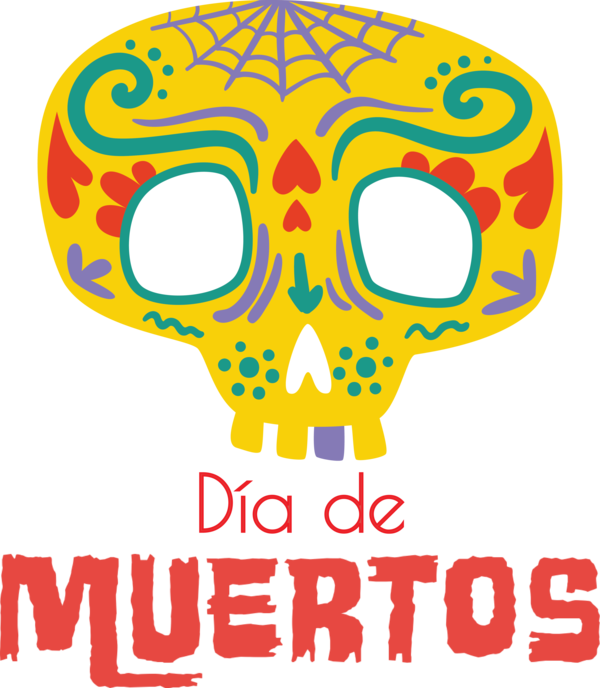 Transparent Day of the Dead Meter Line Geometry for Día de Muertos for Day Of The Dead