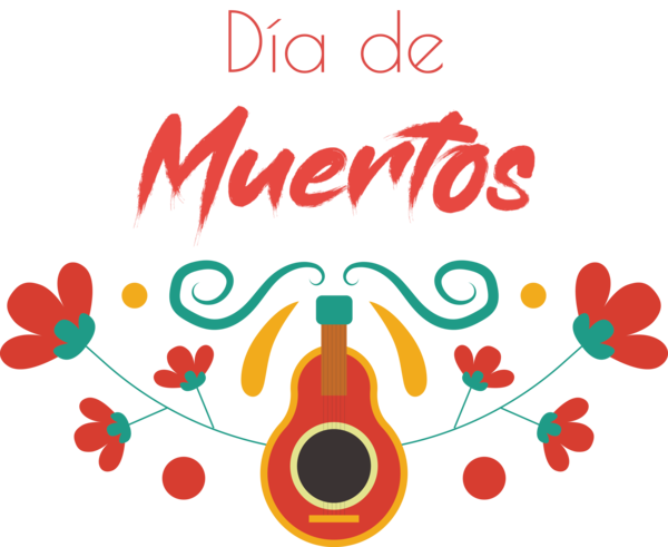 Transparent Day of the Dead Logo GIF Abstract art for Día de Muertos for Day Of The Dead