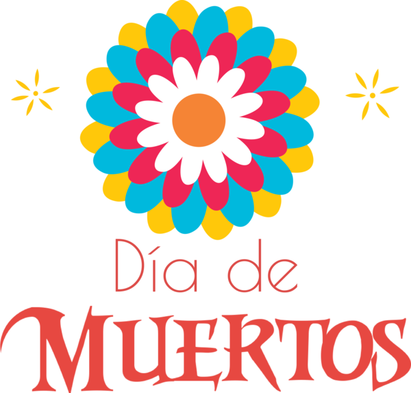 Transparent Day of the Dead Royalty-free Flower Floral design for Día de Muertos for Day Of The Dead