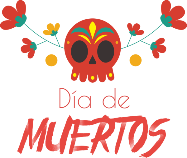 Transparent Day of the Dead Logo GIF for Día de Muertos for Day Of The Dead