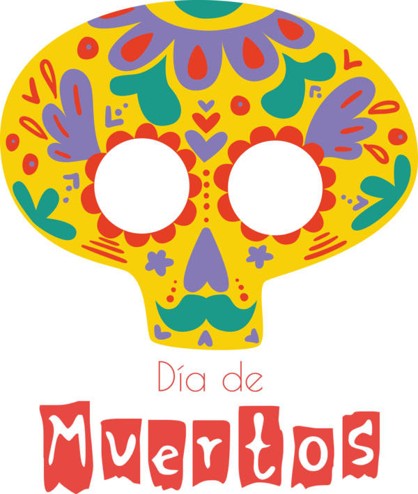 Transparent Day of the Dead Meter Line Solution for Día de Muertos for Day Of The Dead