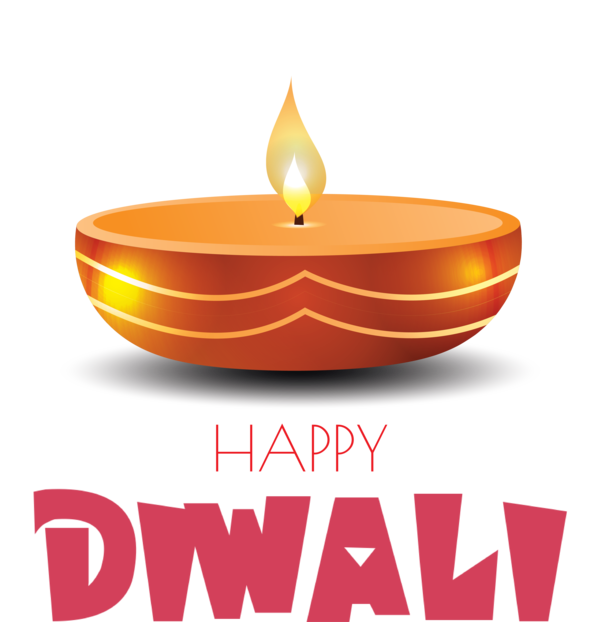Transparent Diwali Logo Meter Wax for Happy Diwali for Diwali