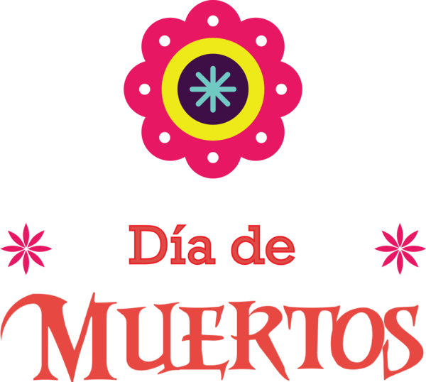 Transparent Day of the Dead Logo Line Meter for Día de Muertos for Day Of The Dead