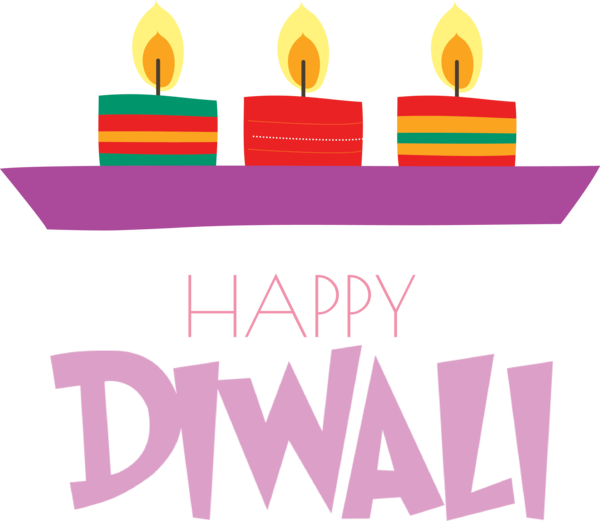 Transparent Diwali Logo Yellow Line for Happy Diwali for Diwali