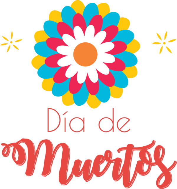 Transparent Day of the Dead Royalty-free Flower Floral design for Día de Muertos for Day Of The Dead