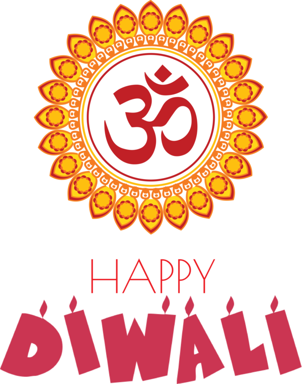 Transparent Diwali Mandala Om Meditation for Happy Diwali for Diwali