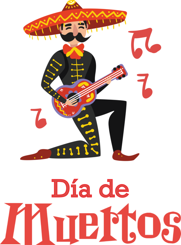 Transparent Day of the Dead Royalty-free Logo Poster for Día de Muertos for Day Of The Dead