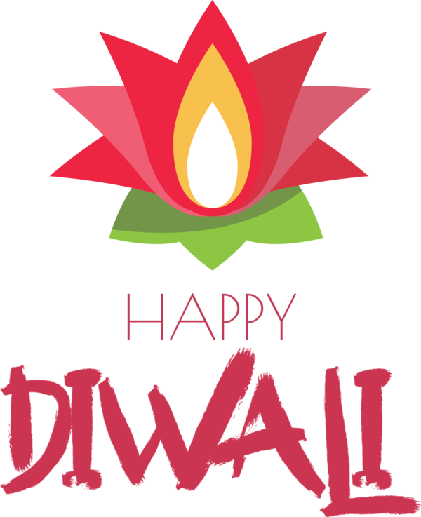 Transparent Diwali Logo Flower Tree for Happy Diwali for Diwali