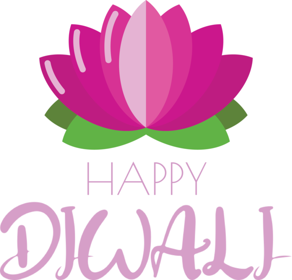 Transparent Diwali Floral design Leaf Logo for Happy Diwali for Diwali