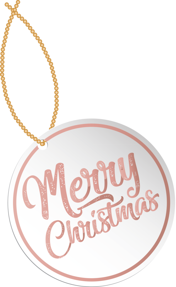 Transparent Christmas Logo Font Jewellery for Merry Christmas for Christmas