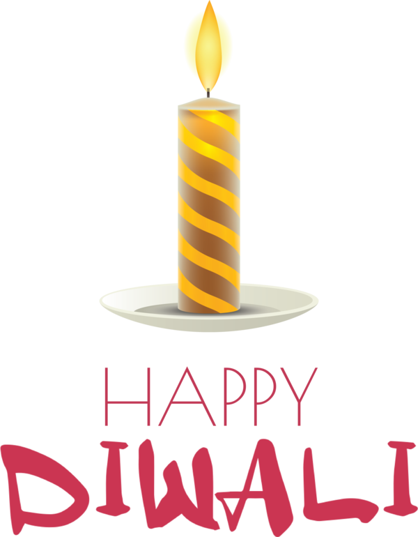 Transparent Diwali Logo Meter Wax for Happy Diwali for Diwali