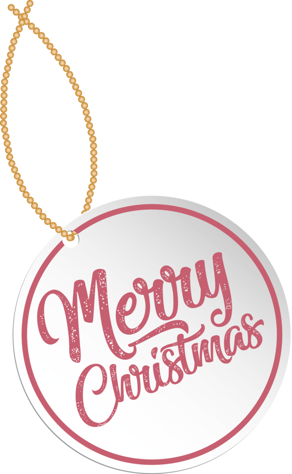 Transparent Christmas Logo Ornament Meter for Merry Christmas for Christmas