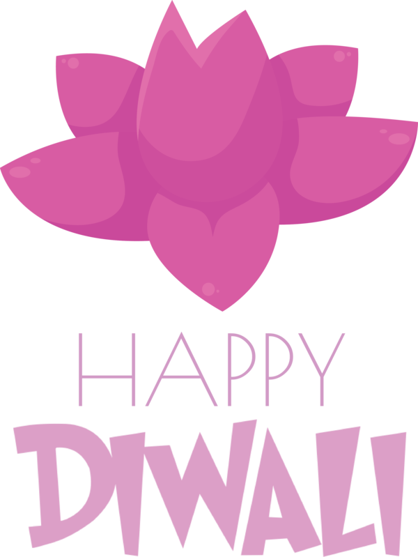 Transparent Diwali Logo Flower Design for Happy Diwali for Diwali