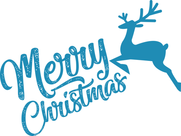 Transparent Christmas Reindeer Deer Logo for Merry Christmas for Christmas