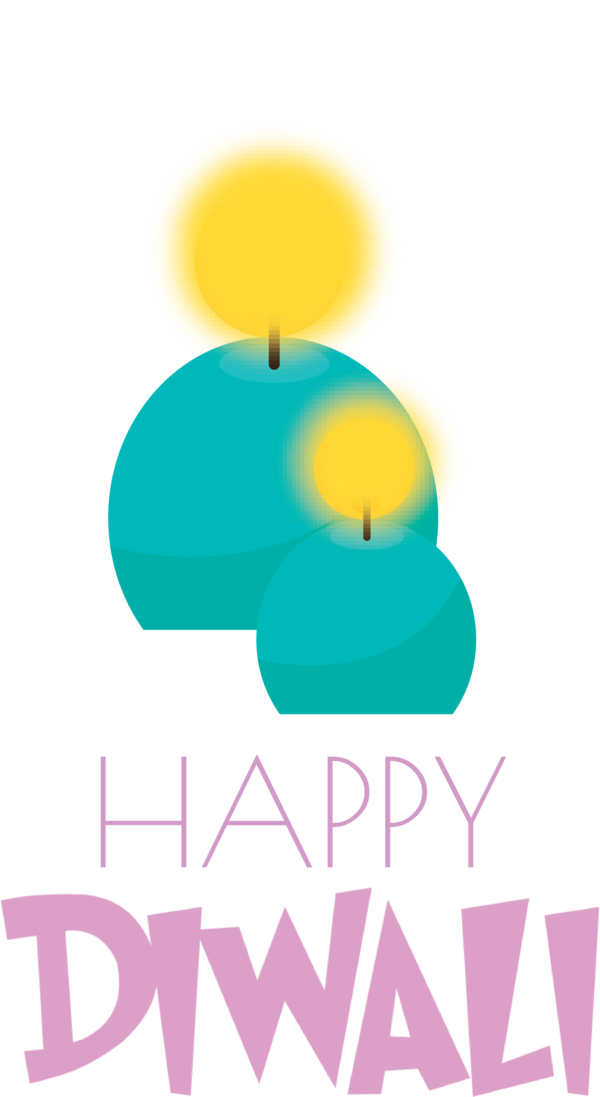 Transparent Diwali Logo Green Text for Happy Diwali for Diwali