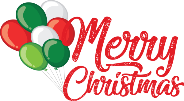 Transparent Christmas Logo Meter Line for Merry Christmas for Christmas