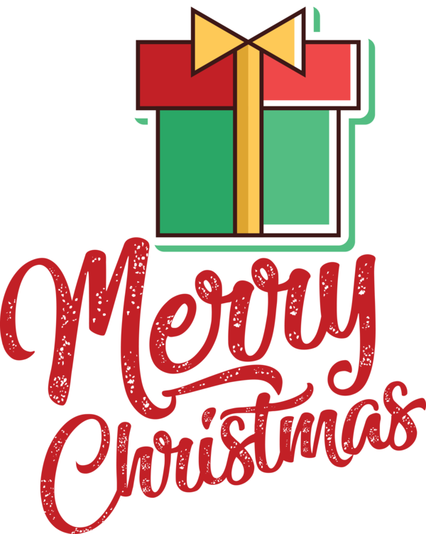 Transparent Christmas Logo Meter Line for Merry Christmas for Christmas