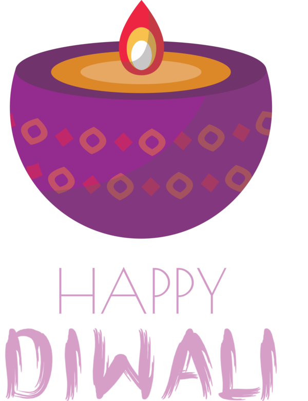 Transparent Diwali Logo Design Lilac M for Happy Diwali for Diwali