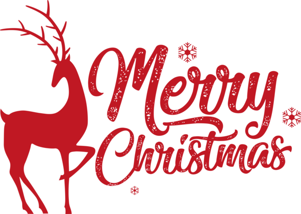 Transparent Christmas Logo Reindeer Los Angeles for Merry Christmas for Christmas