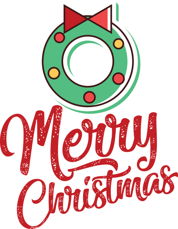 Transparent Christmas Logo Meter Line for Merry Christmas for Christmas