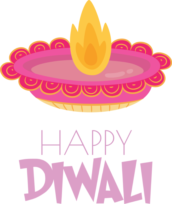 Transparent Diwali Logo Meter Flower for Happy Diwali for Diwali