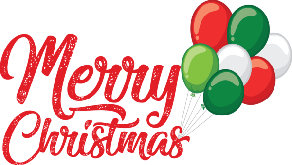 Transparent Christmas Logo Meter Line for Merry Christmas for Christmas