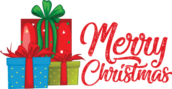 Transparent Christmas Logo Christmas Day Text for Merry Christmas for Christmas