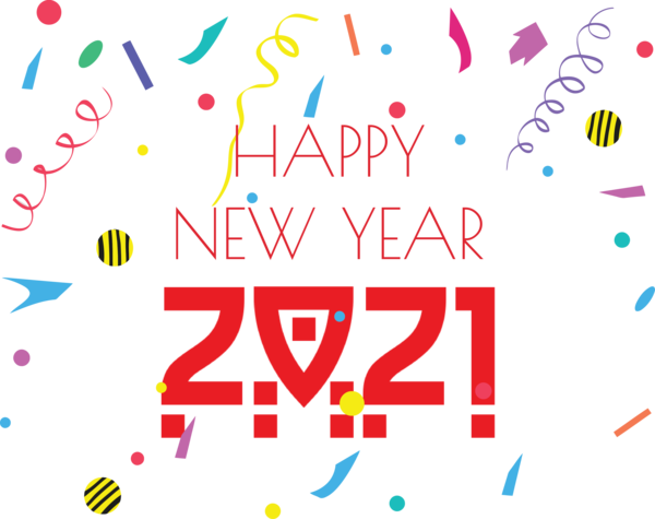 Transparent New Year Design Text New Year for Happy New Year 2021 for New Year