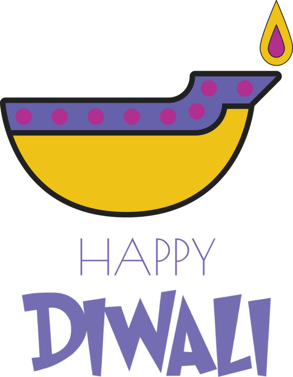 Transparent Diwali Logo Yellow Meter for Happy Diwali for Diwali