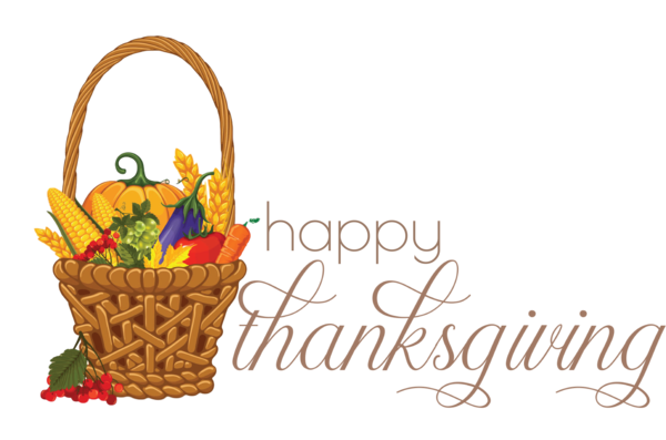 Transparent Thanksgiving Gift basket Flower Basket for Happy Thanksgiving for Thanksgiving