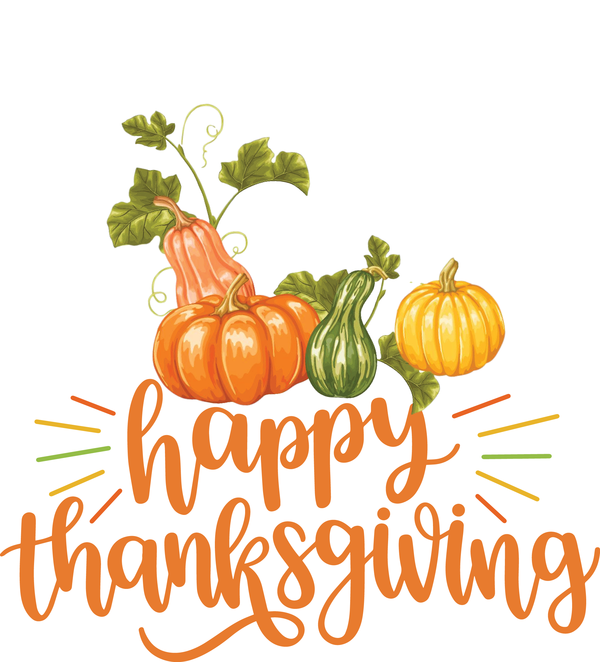 Transparent Thanksgiving Squash Winter squash Gourd for Happy Thanksgiving for Thanksgiving