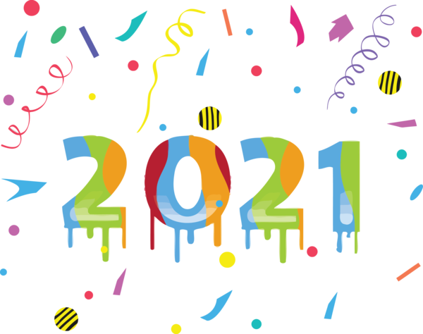 Transparent New Year Design Line art Logo for Happy New Year 2021 for New Year