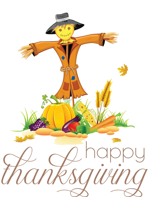 Transparent Thanksgiving Royalty-free Scarecrow for Happy Thanksgiving for Thanksgiving