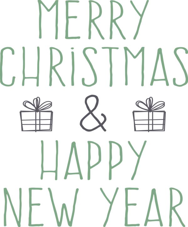 Transparent Christmas Logo Design Font for Merry Christmas for Christmas
