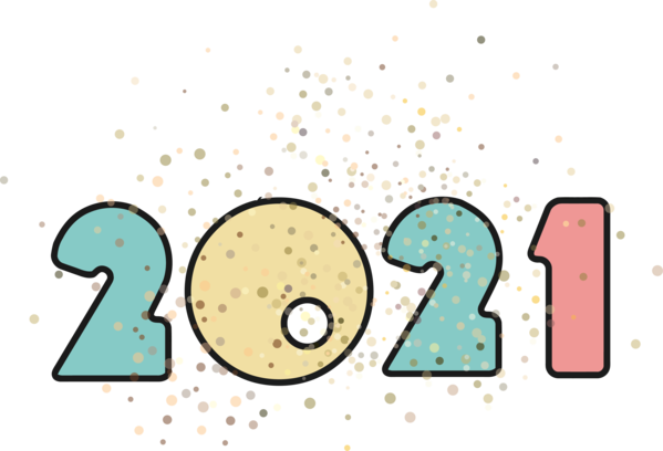 Transparent New Year Design Cartoon Meter for Happy New Year 2021 for New Year