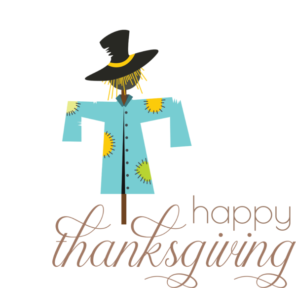 Transparent Thanksgiving Design Royalty-free Scarecrow for Happy Thanksgiving for Thanksgiving