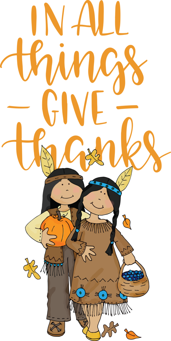 Transparent Thanksgiving Cartoon Meter Line for Give Thanks for Thanksgiving