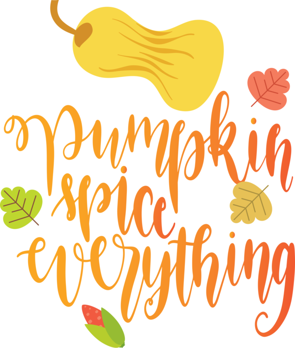 Transparent Thanksgiving Floral design Yellow Line for Thanksgiving Pumpkin for Thanksgiving