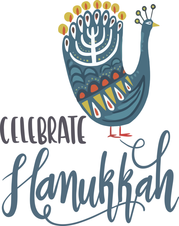 Transparent Hanukkah Cartoon Silhouette Logo for Happy Hanukkah for Hanukkah