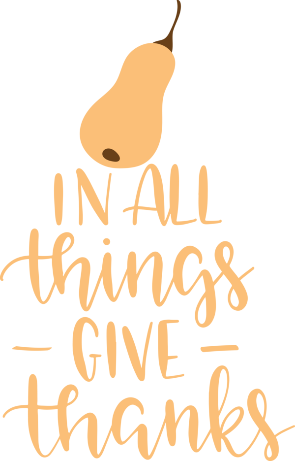 Transparent Thanksgiving Logo Calligraphy Line for Give Thanks for Thanksgiving